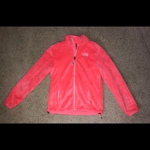 Cozy pink North Face zip up
